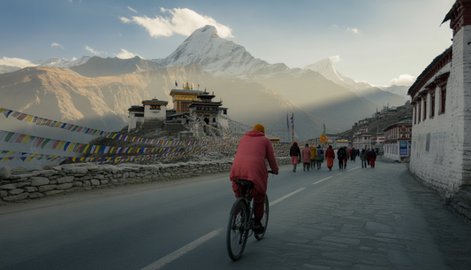 cycling hindu pilgrimage routes