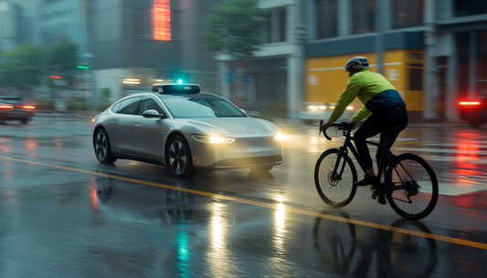 driverless car vs bike safety