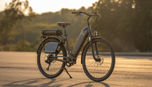 solar charging bikes