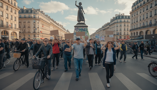 bike strike protests europe
