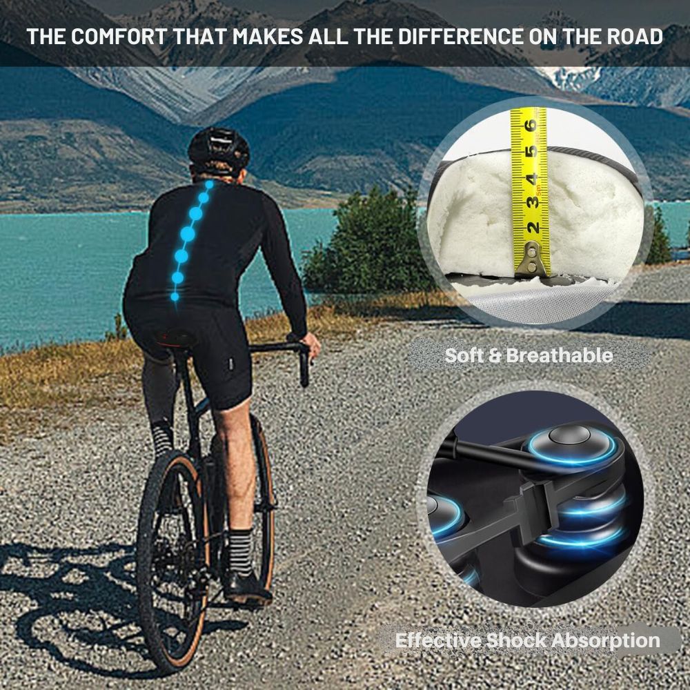 Maximum Comfort Bike Saddle – CycloSoft™-ridecyclonix.com