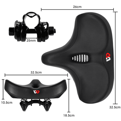Extra Wide Comfort Bike Saddle – MaxiComfort™-ridecyclonix.com
