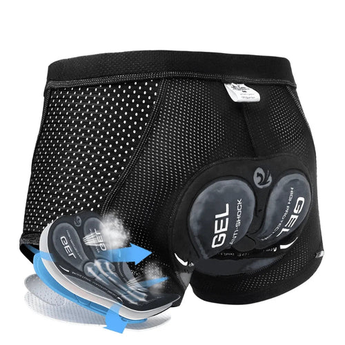 Cycling Underwear with 5D Gel Padding – CycloGel™-ridecyclonix.com