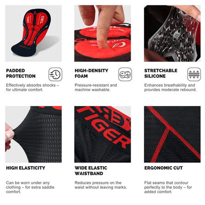 Cycling Underwear with 5D Gel Padding – VeloShield™-ridecyclonix.com
