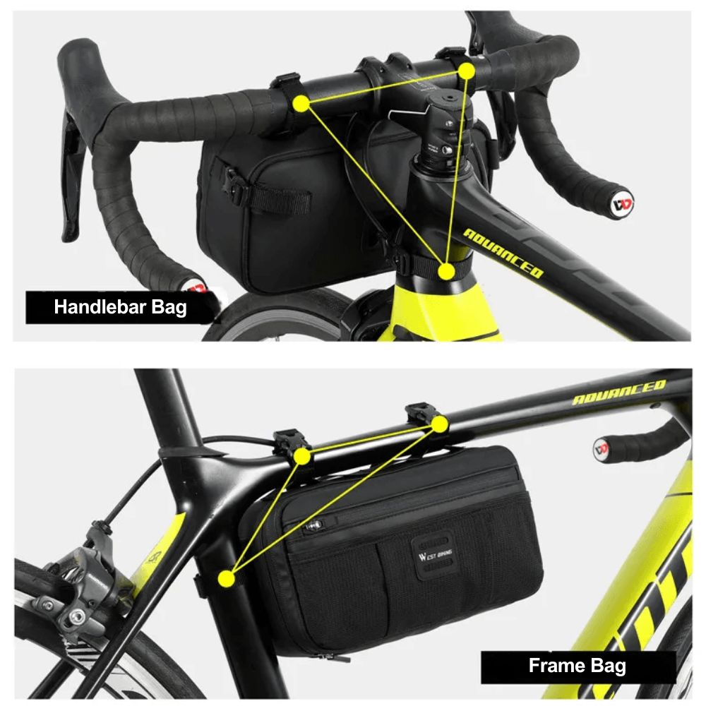 Spacious Handlebar Bag – BarCarrier™-ridecyclonix.com