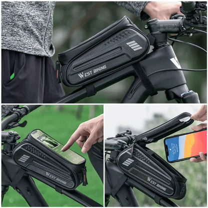 Handlebar Bag with Touchscreen Access – HandleBag™-ridecyclonix.com